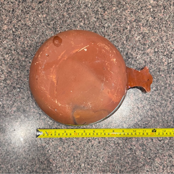 Set 4 Vintage Mexican Red Clay Pottery Nesting Bowls Handmade Terracotta *Read - Picture 5 of 11